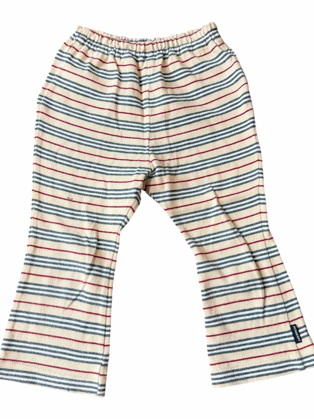 Burberry Kids Striped Leggings in Cream, Blue, Red